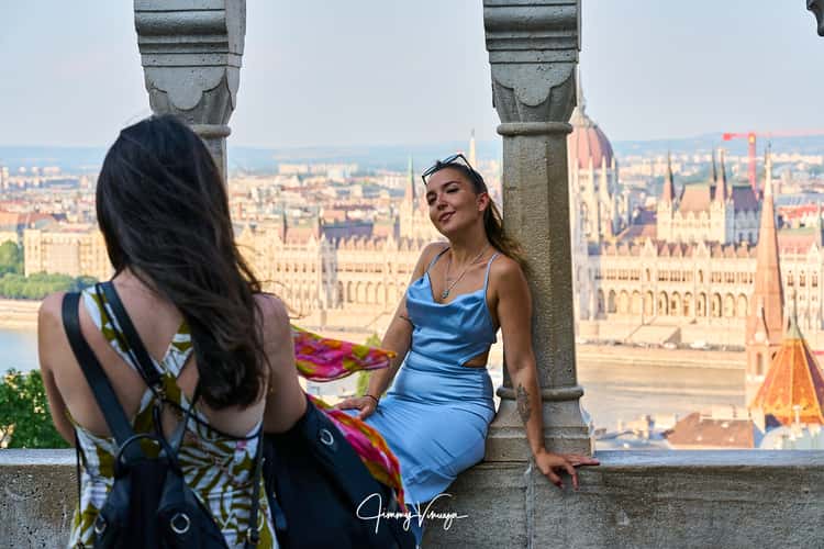 View of Hungarian Parliament from Fisherman's Bastion