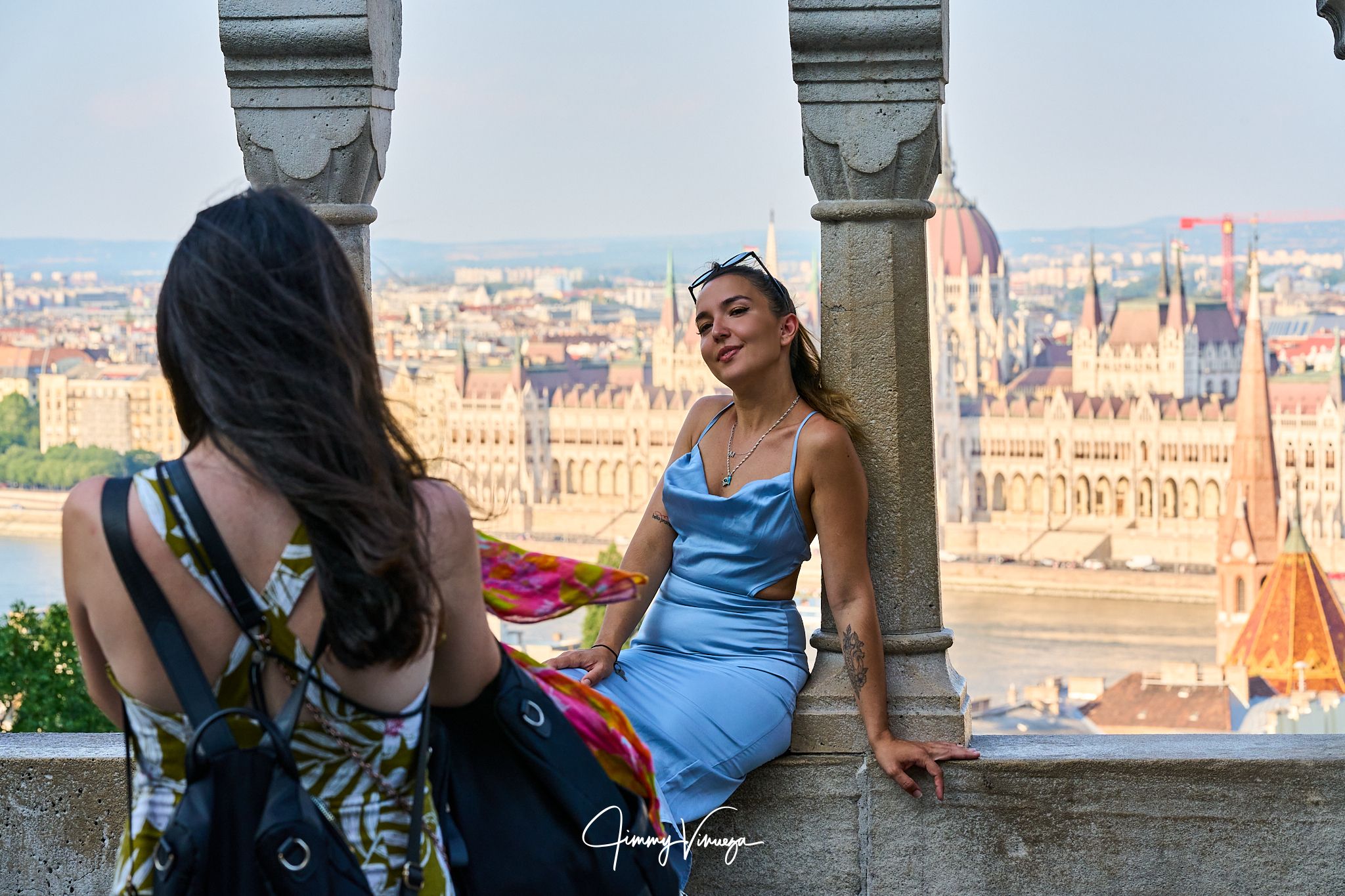 View of Hungarian Parliament from Fisherman's Bastion, Hungary