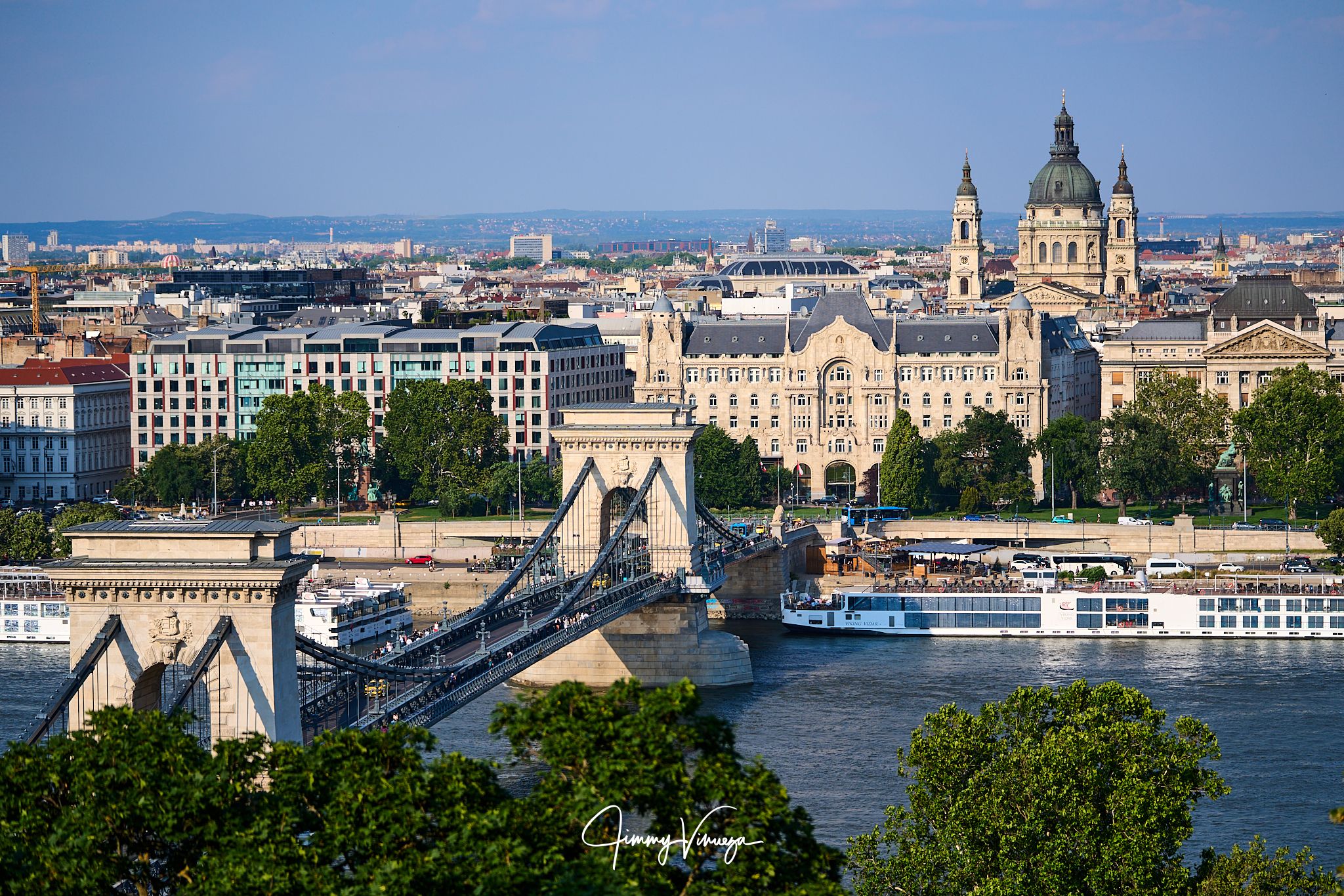 View of Hungarian Parliament from Fisherman's Bastion, Hungary
