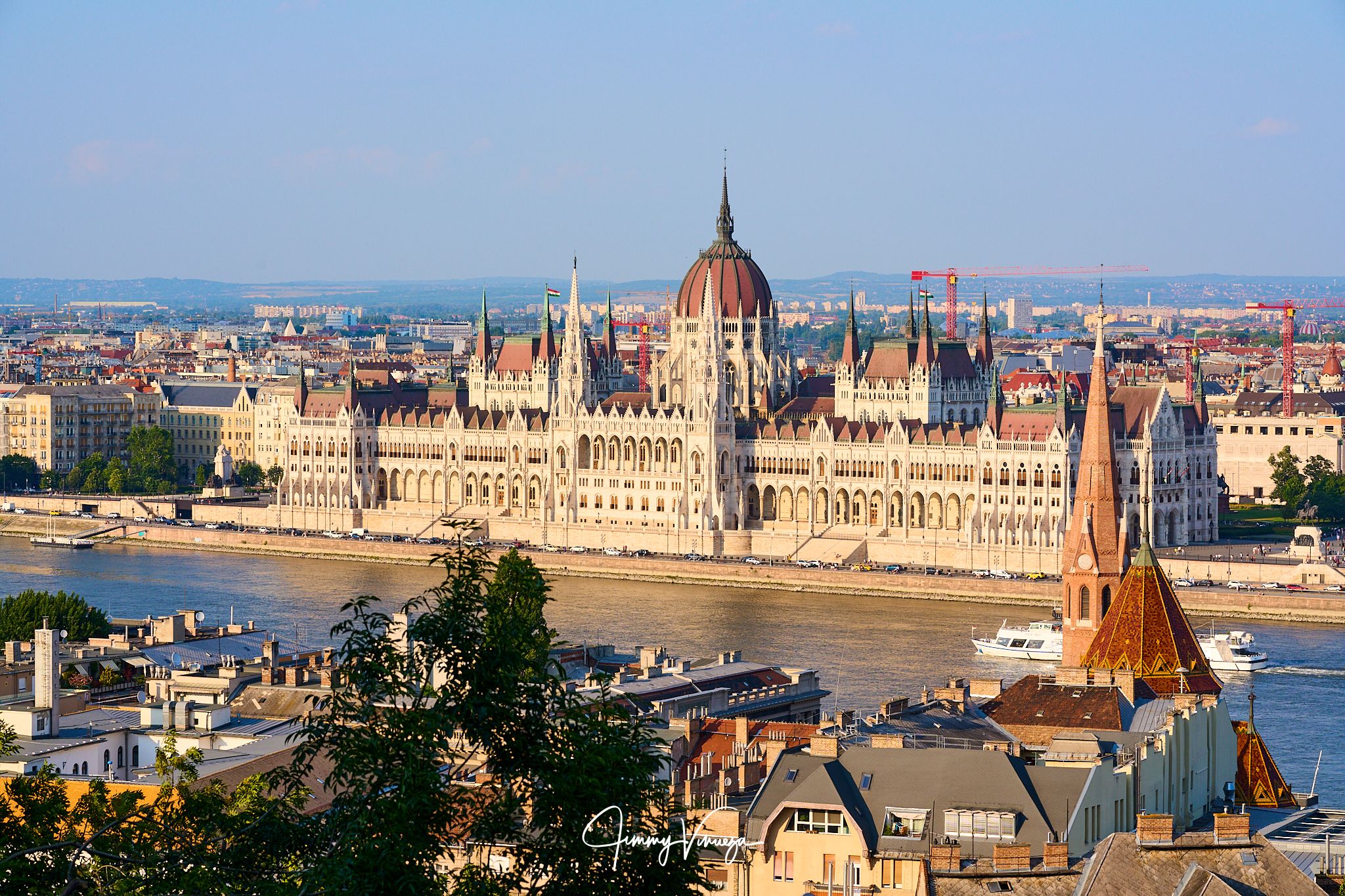 View of Hungarian Parliament from Fisherman's Bastion, Hungary