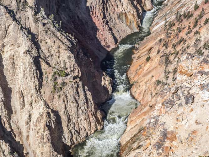 View of the Lower Falls, Yellowstone National Park