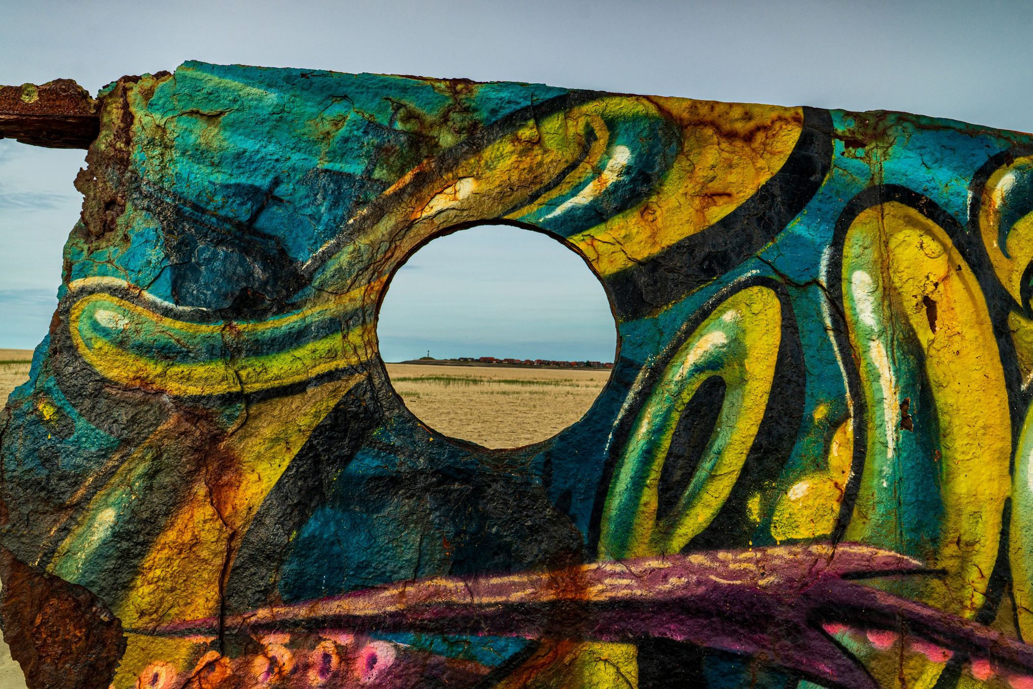 Wreck at the east end of Norderney, Germany