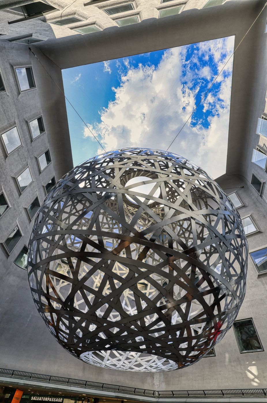 8-Ton Spiral Ball by Olafur Eliasson, Munich, Germany
