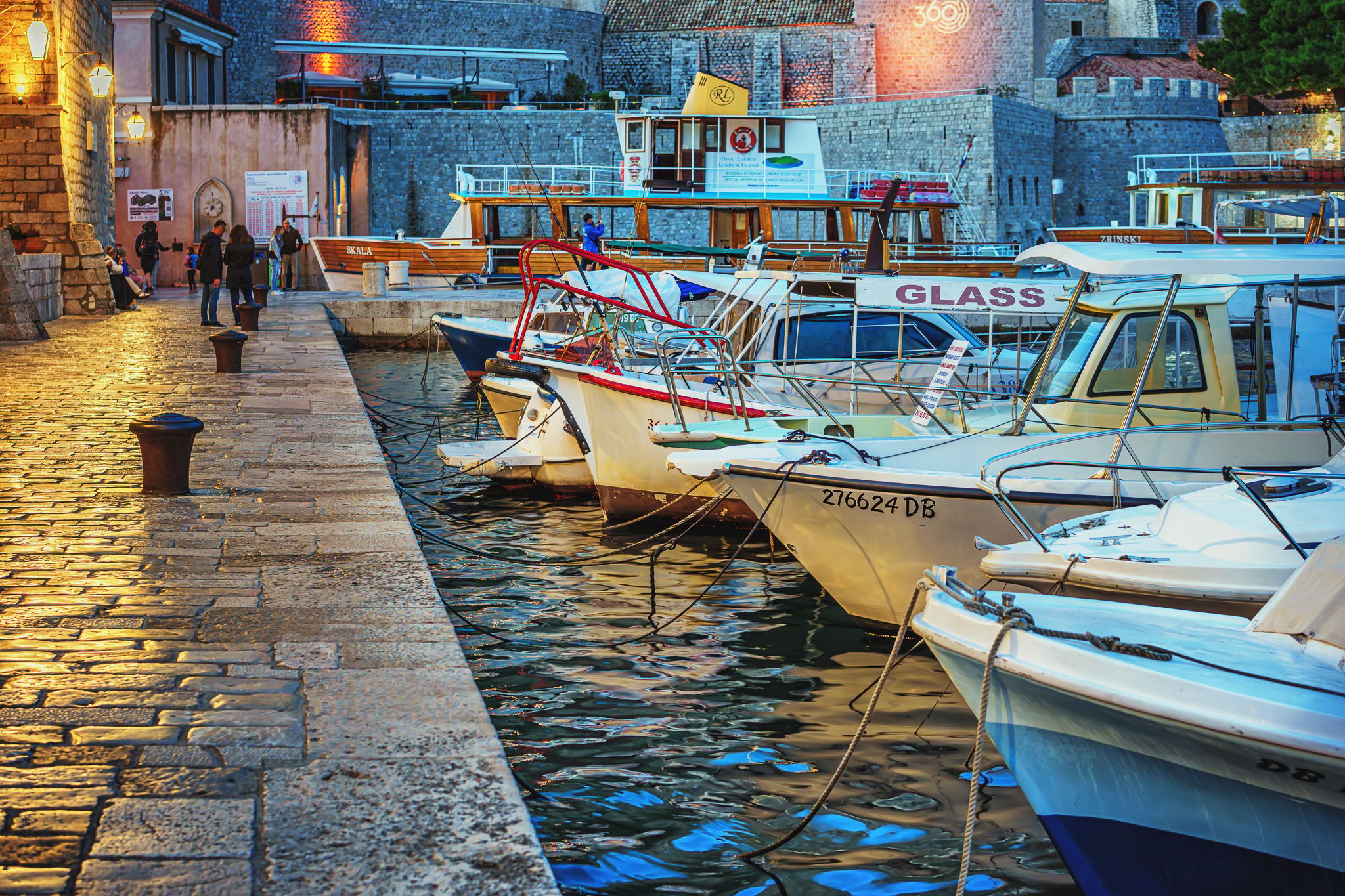 A bench, Dubrovnik, Croatia, Croatia