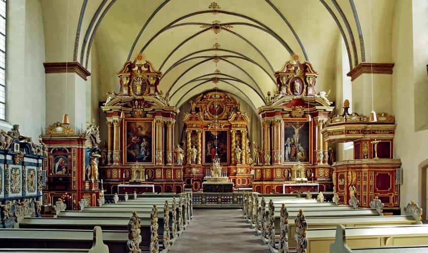Inside Abbey of Corvey