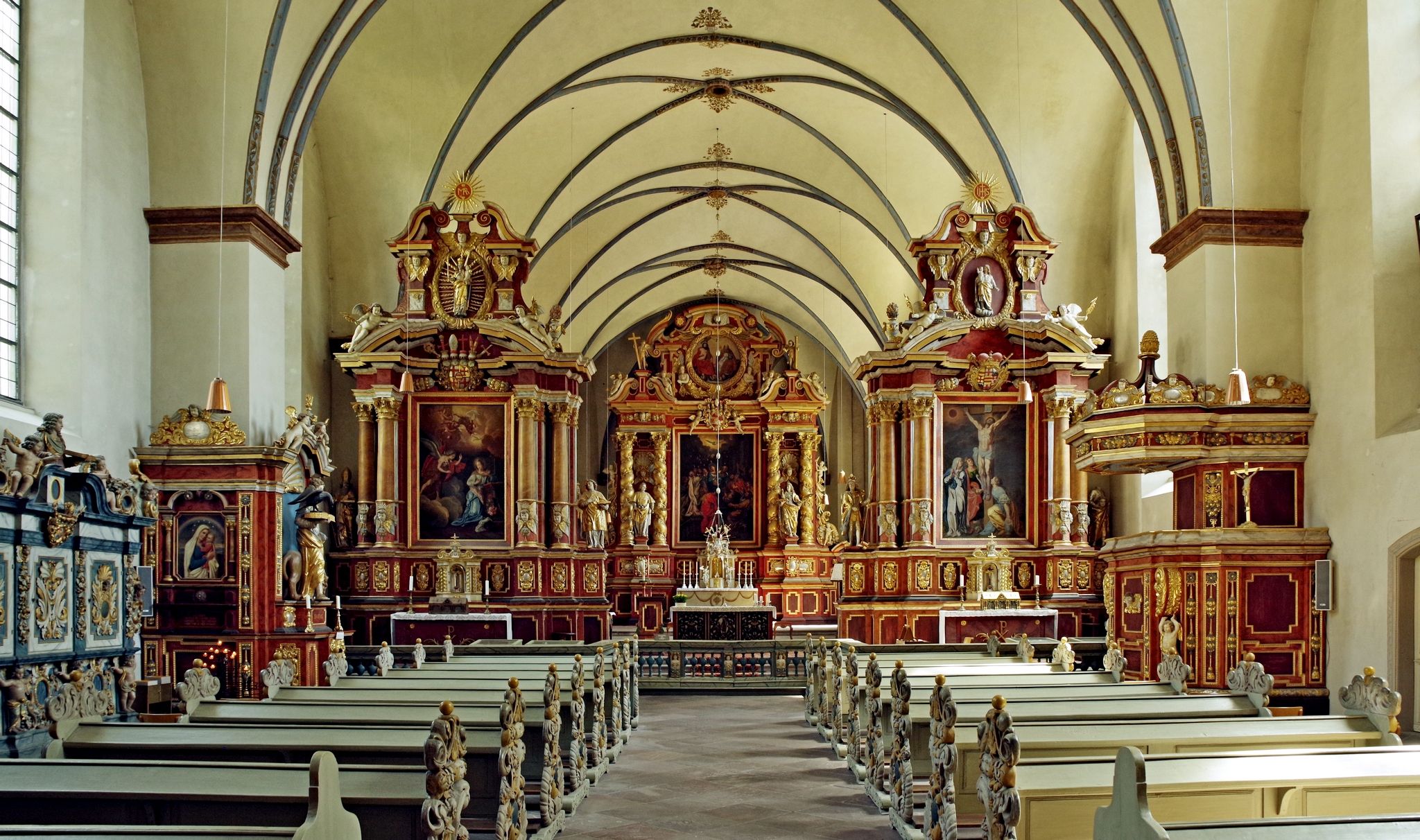 Inside Abbey of Corvey, Germany