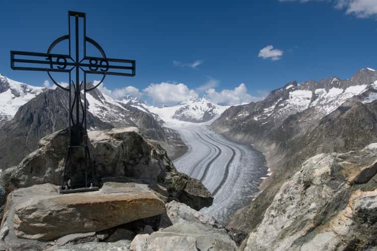 Aletsch glacier from Eggishorn