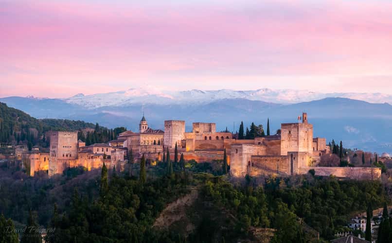 Alhambra from San Miguel Bajo church tower