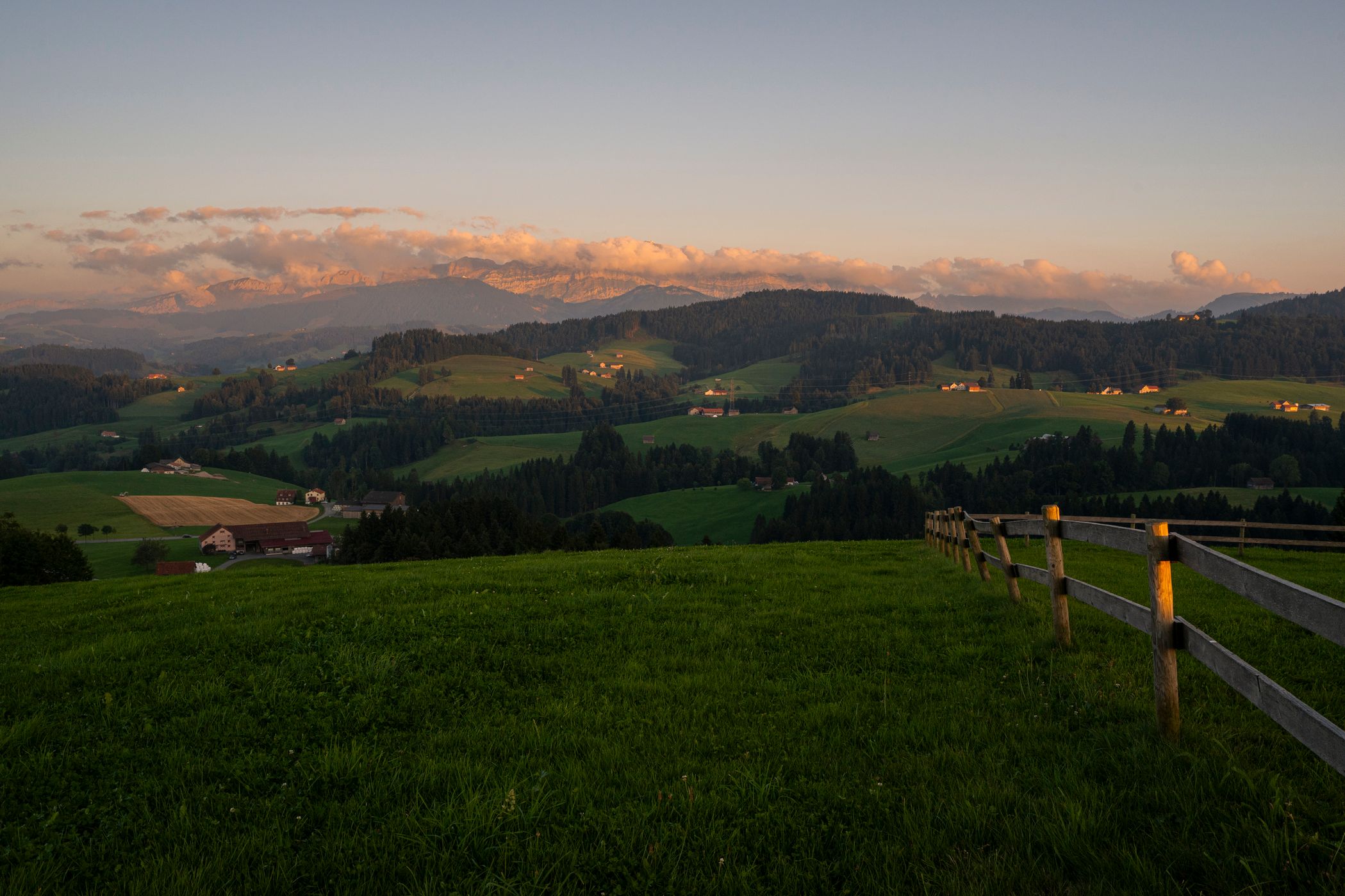 Appenzell alps panorama, Switzerland