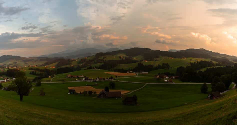 Appenzell alps panorama