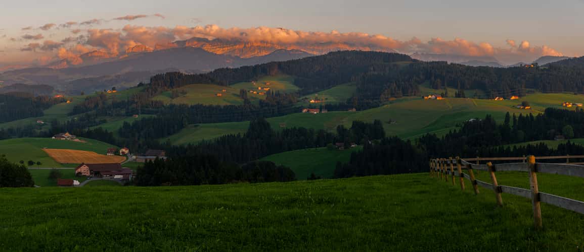 Appenzell alps panorama