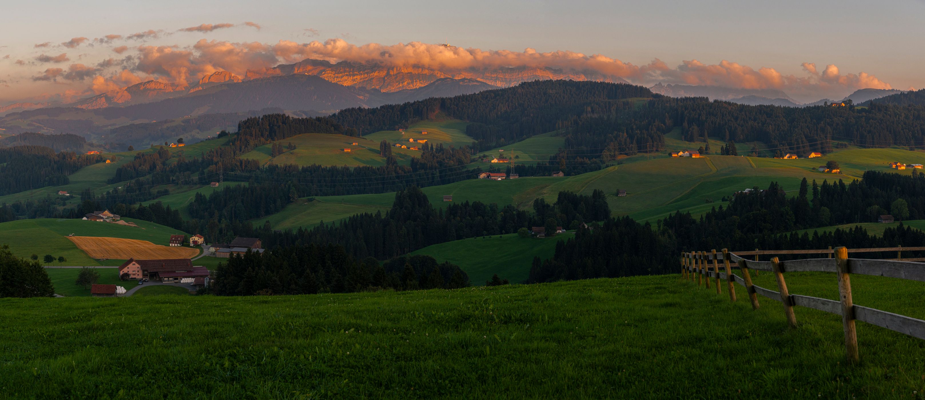 Appenzell alps panorama, Switzerland