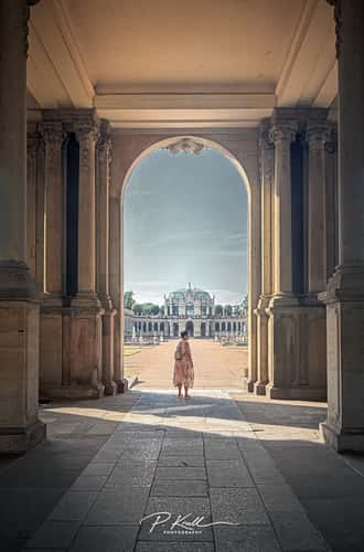 At the Zwinger Palace