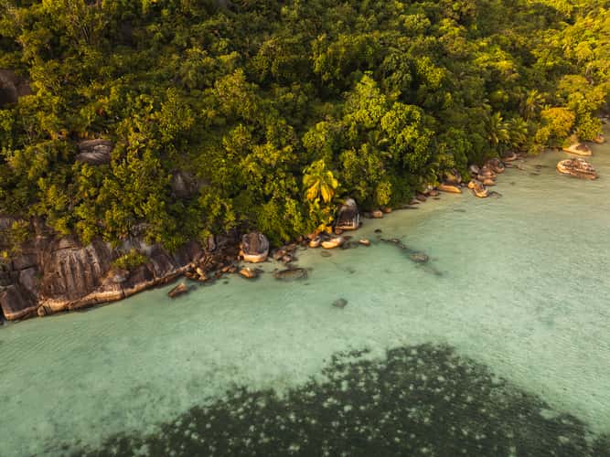 Baie Ternay coastline