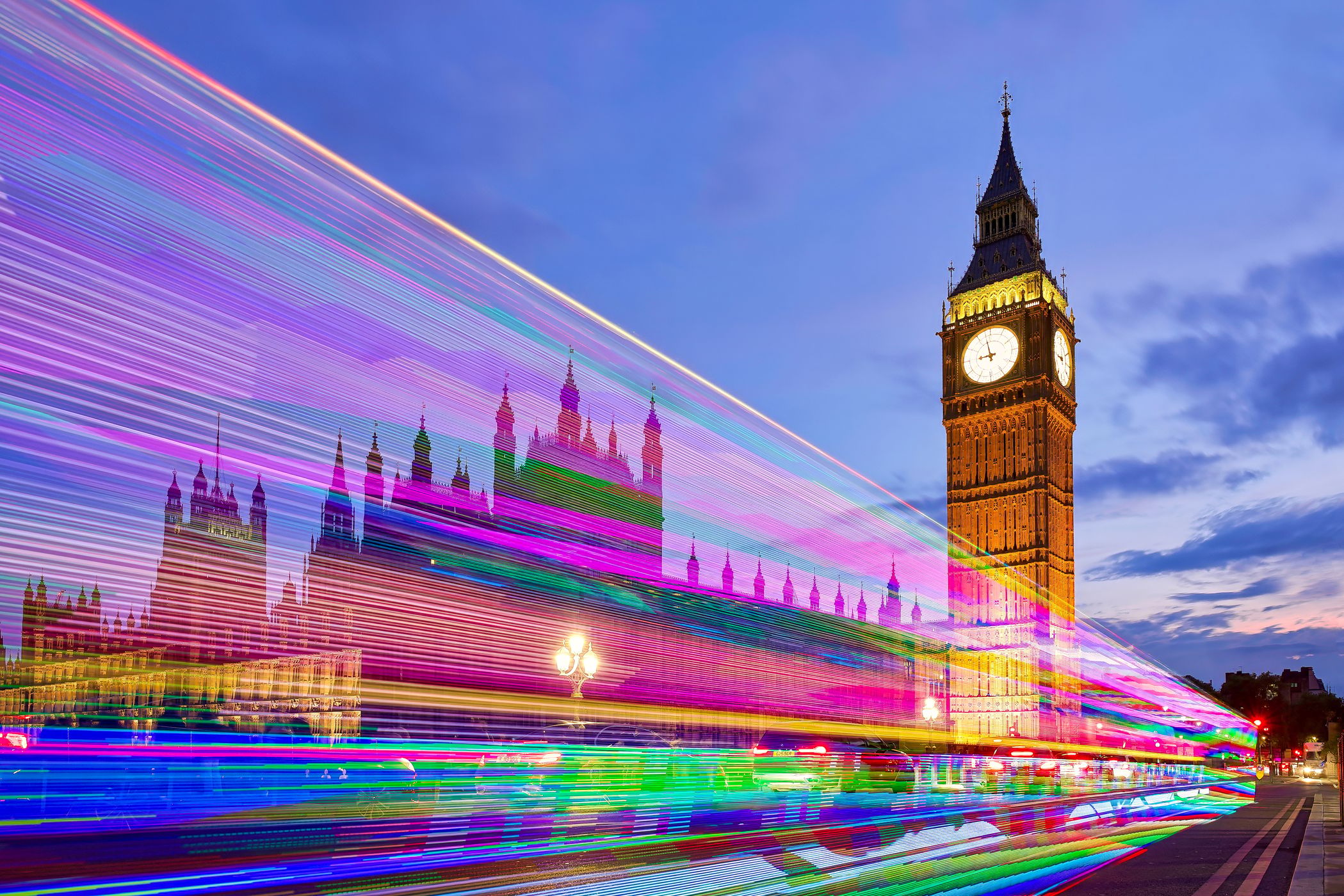 Big Ben from Westminster Bridge, London, United Kingdom