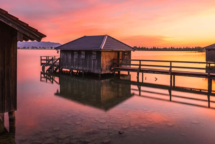 Boathouse at Kochelsee