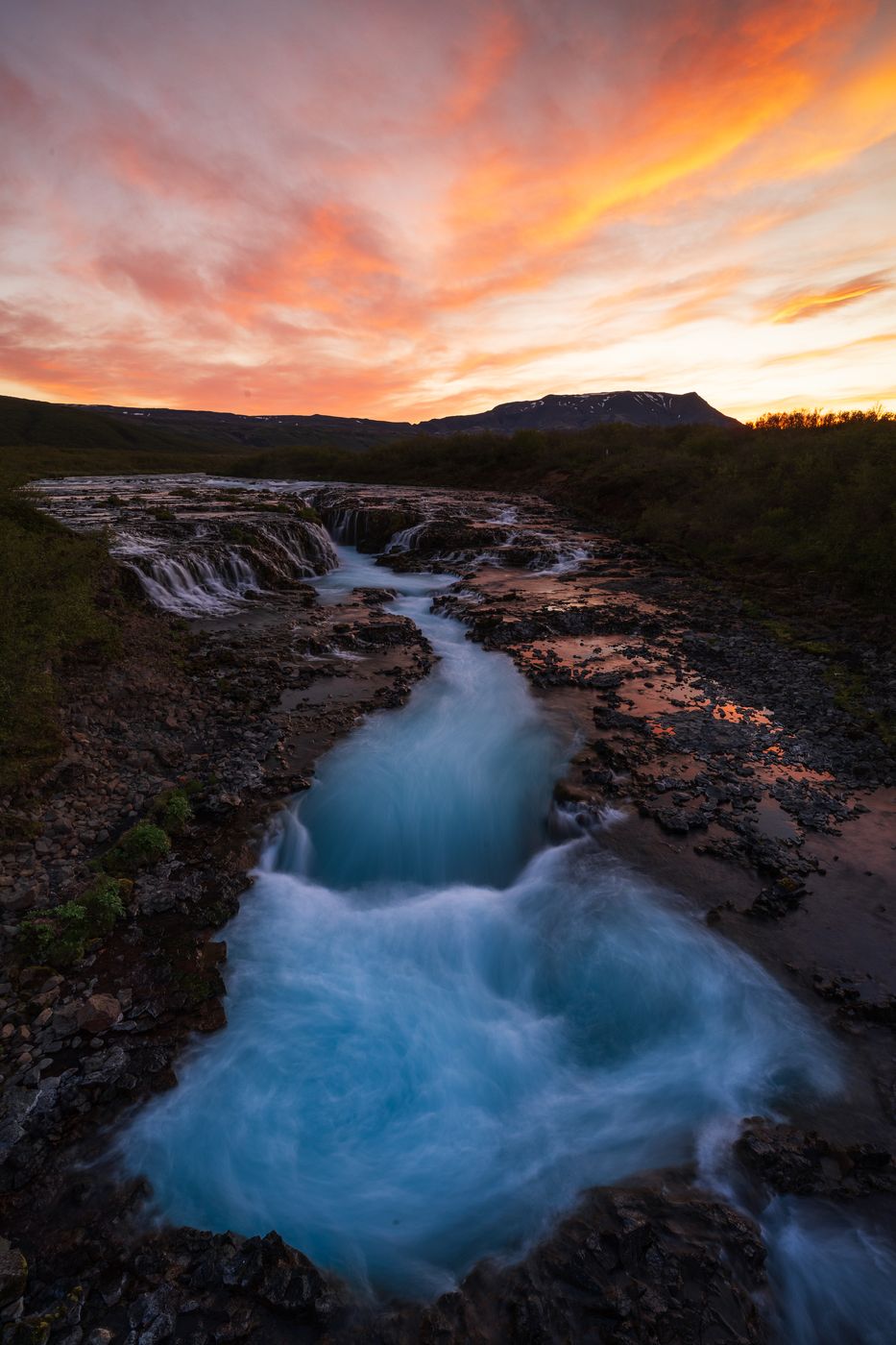 Bruarfoss Waterfall, Iceland
