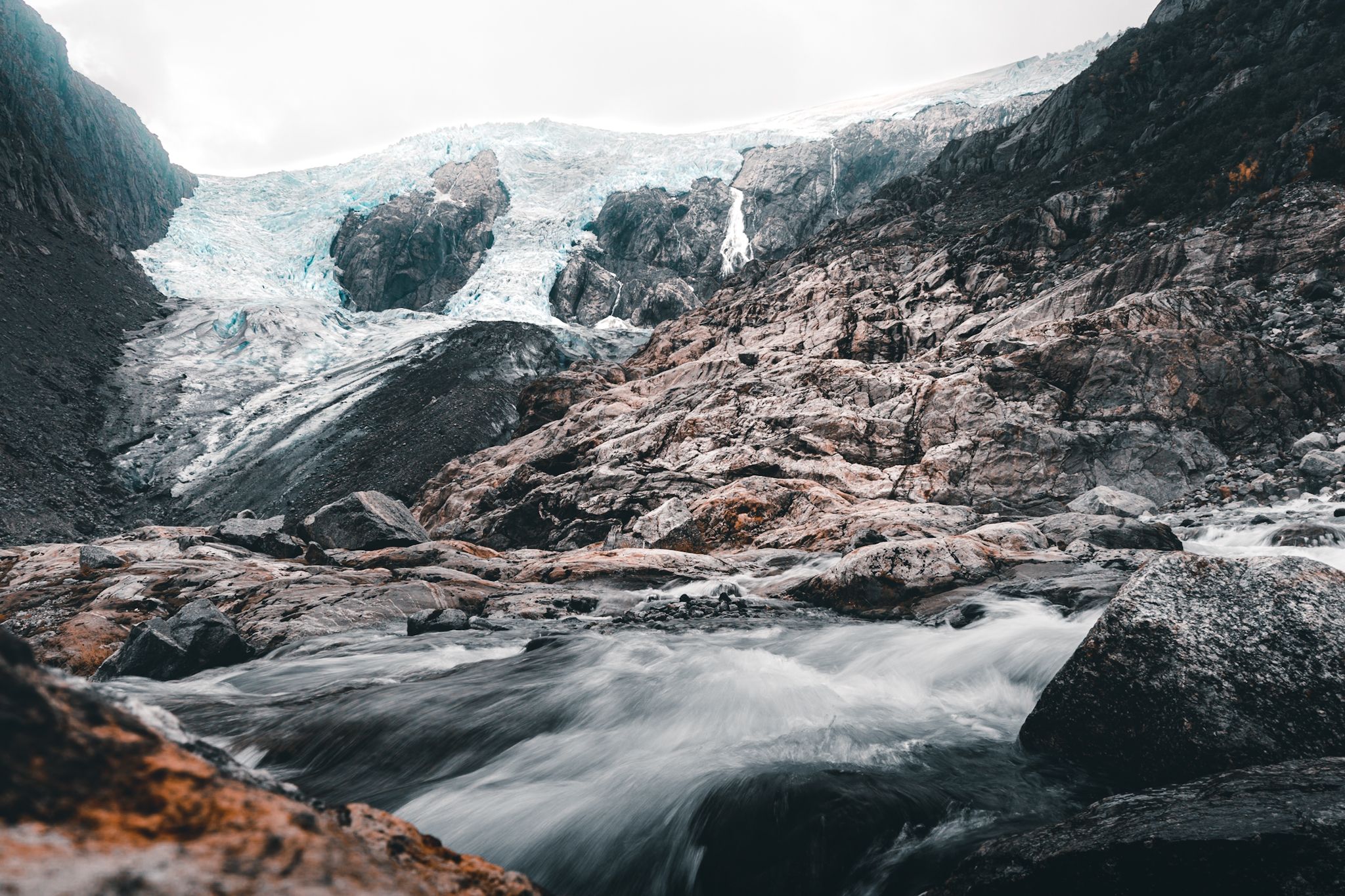 Buarbreen Gletscher, Norway