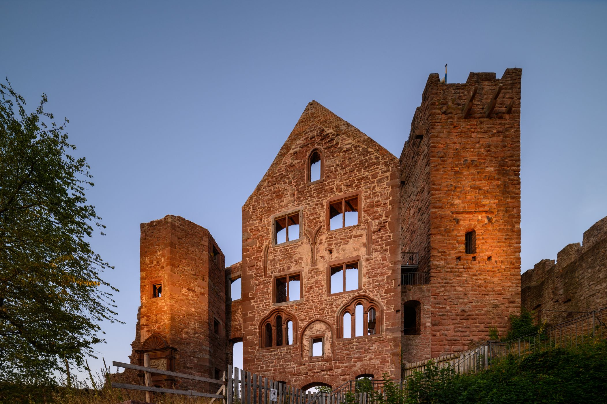Burg Wertheim - Innenhof, Germany