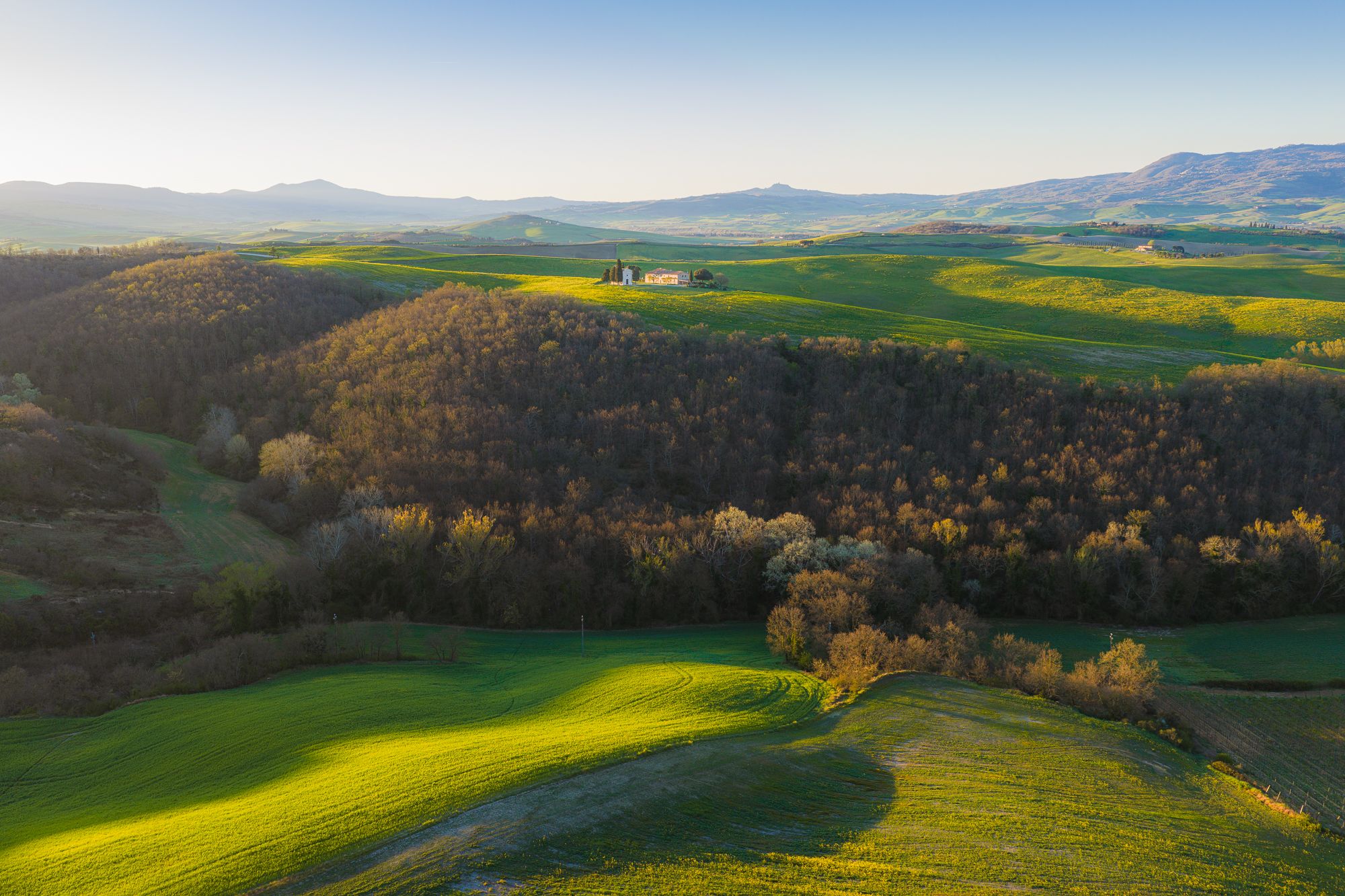Cappella della Madonna di Vitaleta, Italy [Drone], Italy