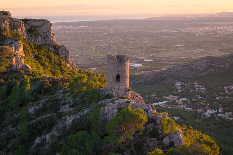 Castell de Montornés (drone)
