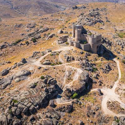 Castle of Aunqueospese (drone), Spain