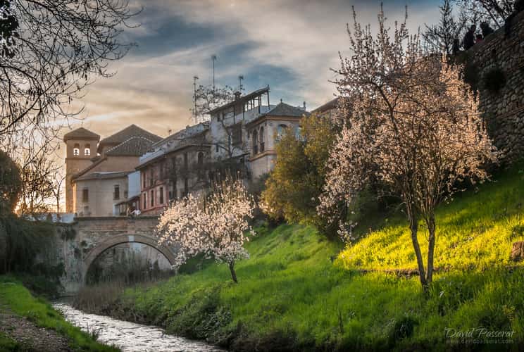 Chirimías bridge from Darro river