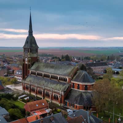 Church of Saint John the Baptist) in Villers-Bretonneux, France
