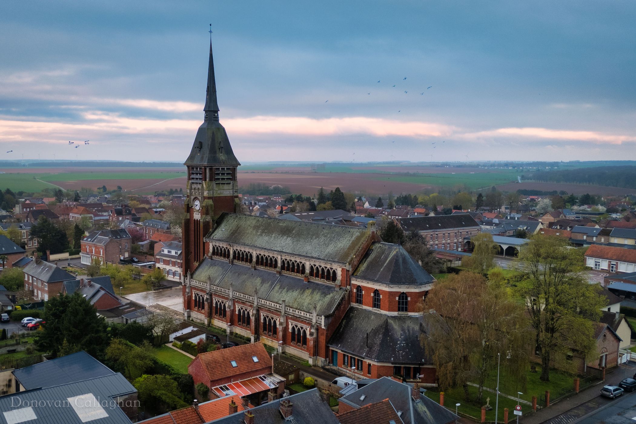 Church of Saint John the Baptist) in Villers-Bretonneux, France