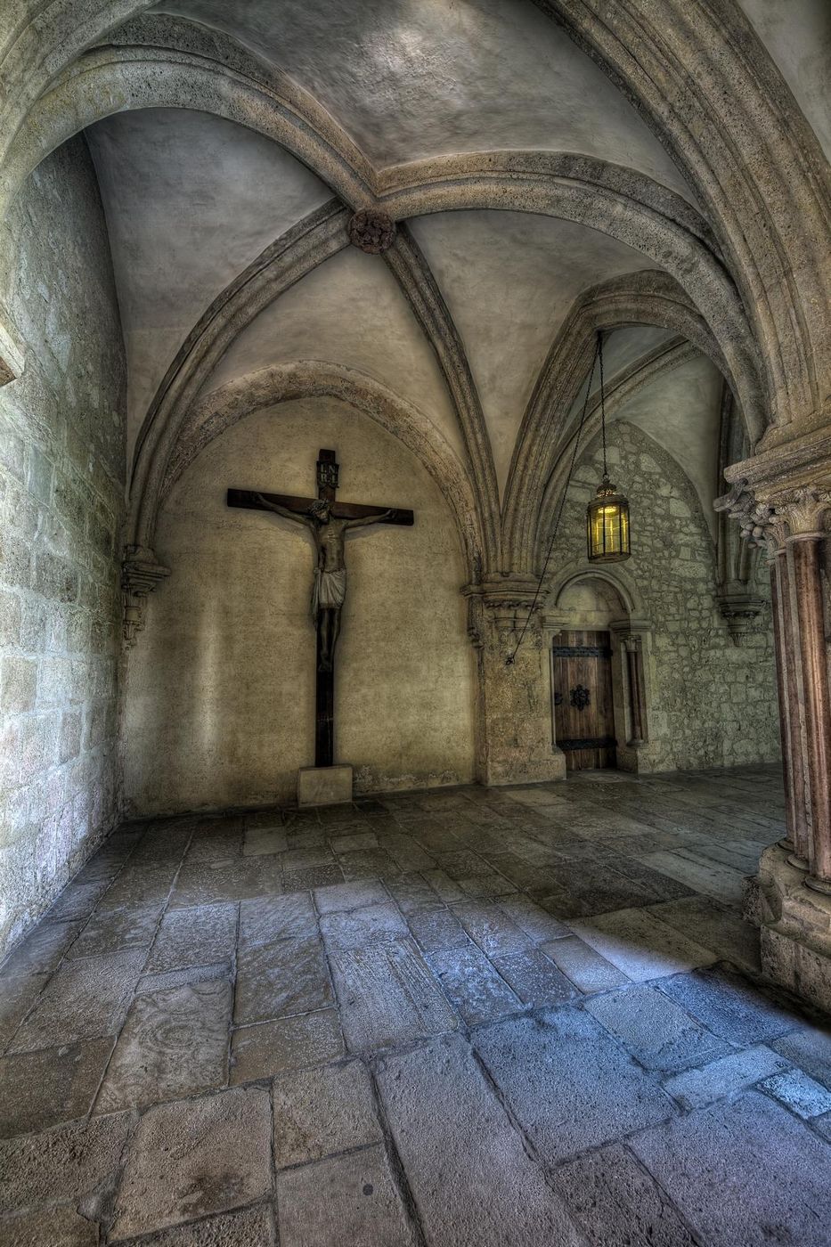 Cloister of the Heiligenkreuz Abbey, Austria