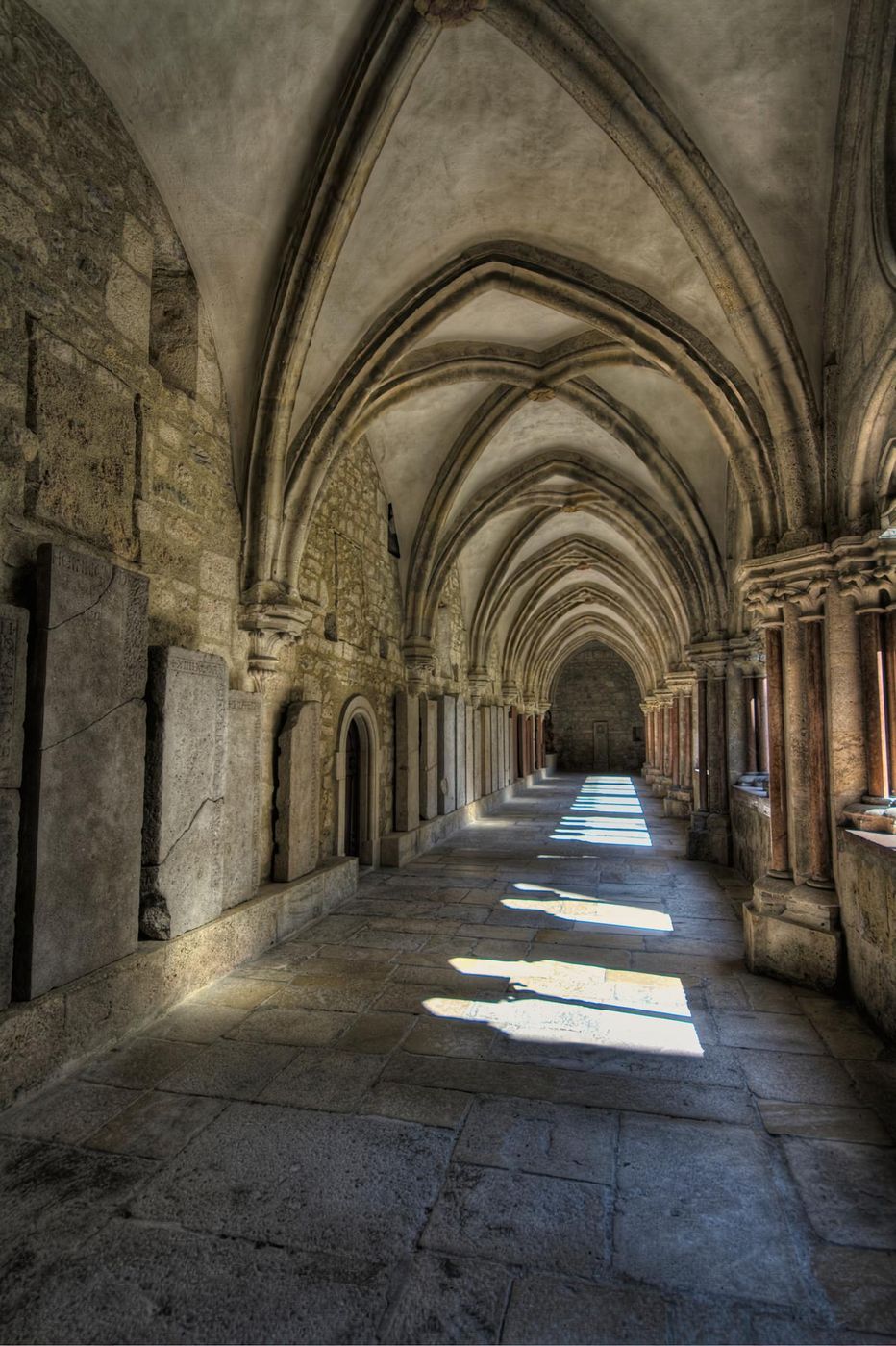 Cloister of the Heiligenkreuz Abbey, Austria