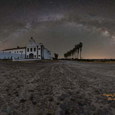 Convento da Orada Under the Milky Way Arch, Portugal
