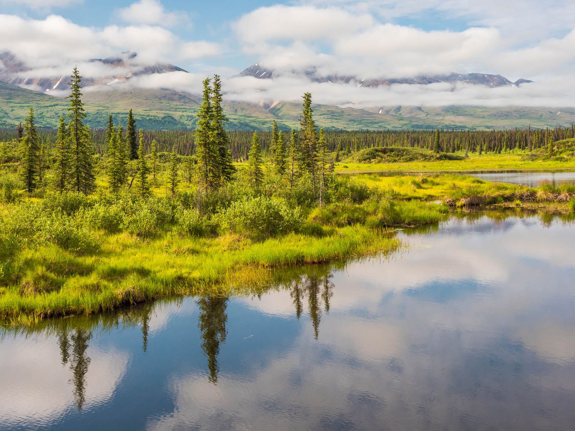 Denali Highway, western end, USA