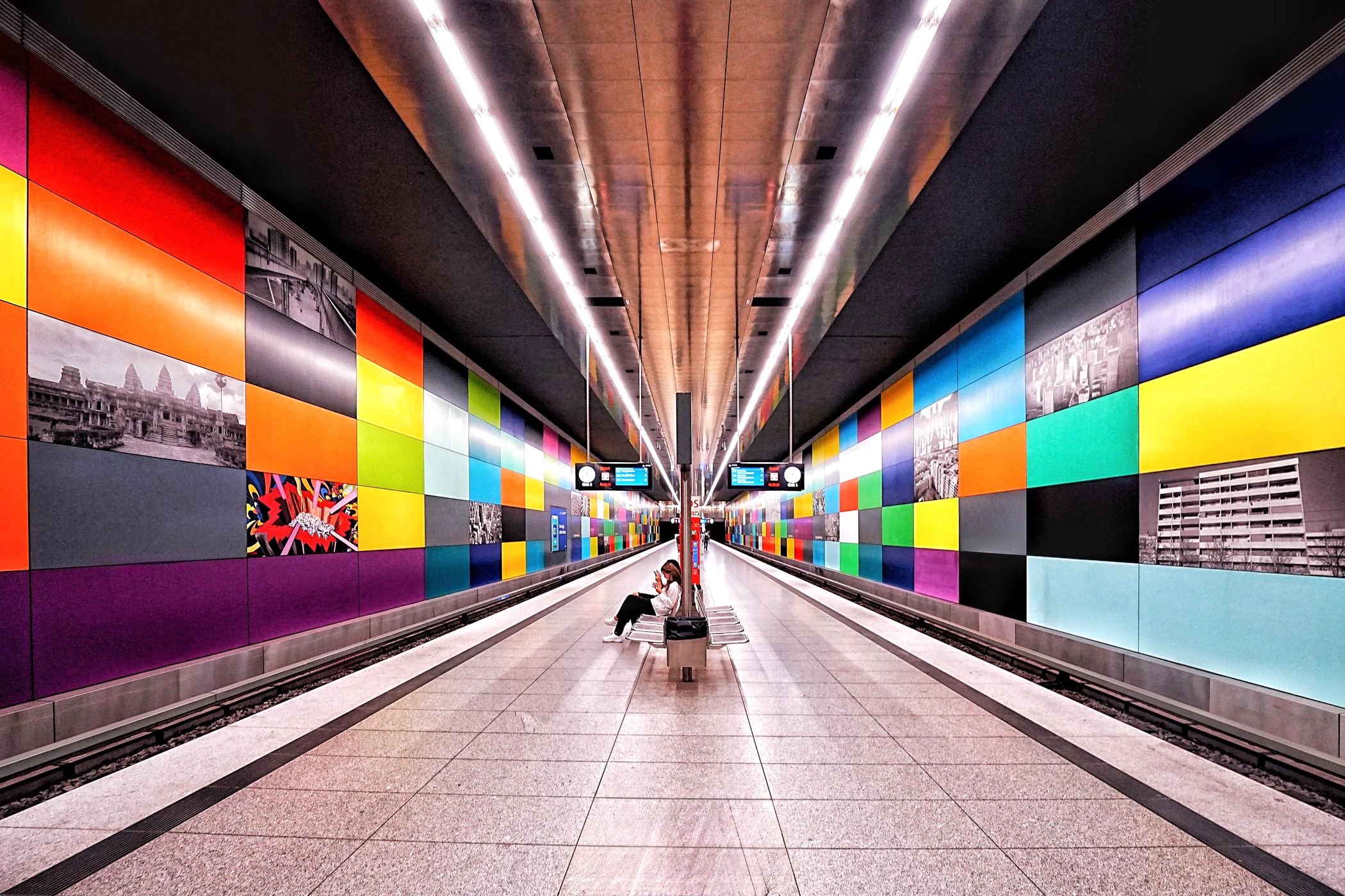 “Georg-Brauchle-Ring“ (Subway Station), Munich, Germany
