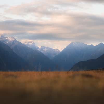 Eglinton Valley Plains, New Zealand