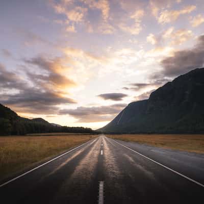 Eglinton Valley Street, New Zealand