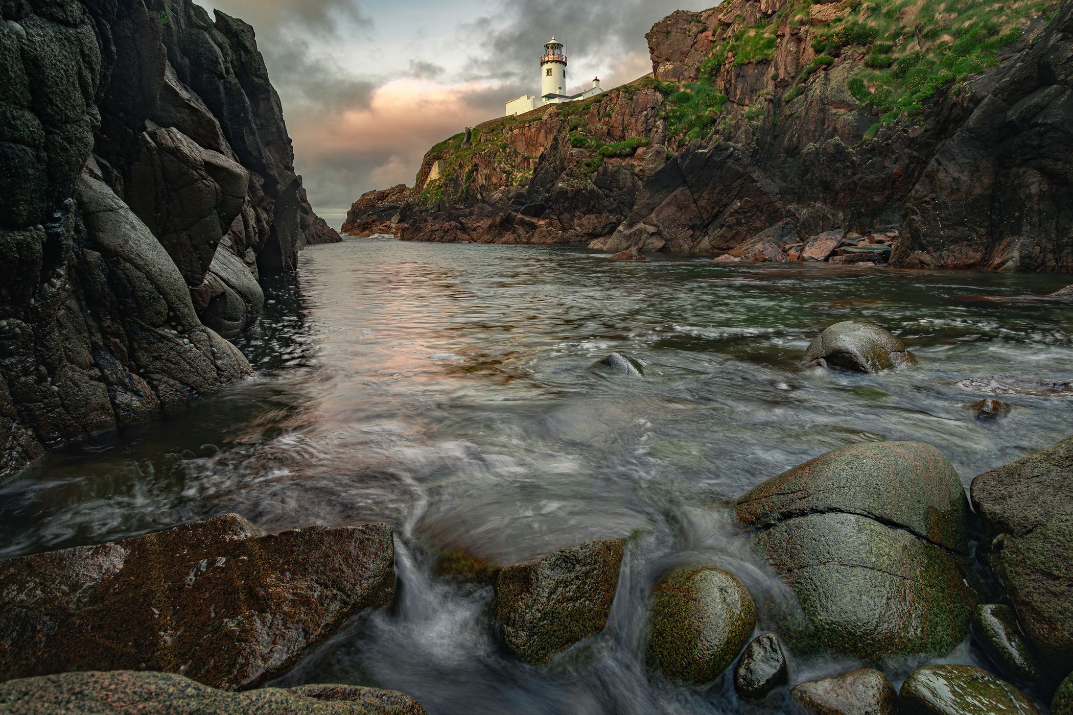 Fanad Head Lighthouse from below, Ireland