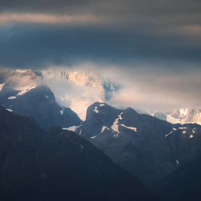 Fiordland Nationalpark Mountains, New Zealand
