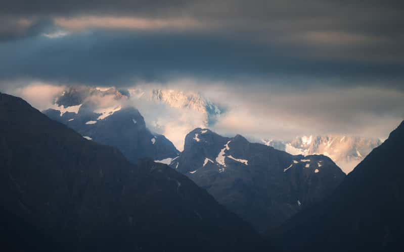 Fiordland Nationalpark Mountains