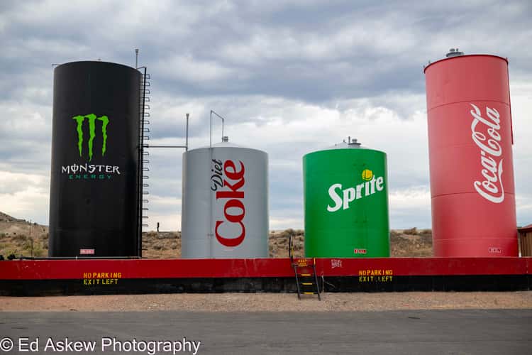 Giant Soda Cans, Salina Utah