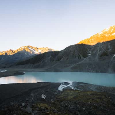 Godley Glacial Lake, New Zealand