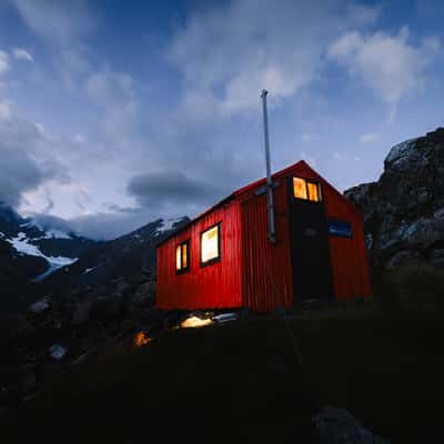 Godley Hut, New Zealand