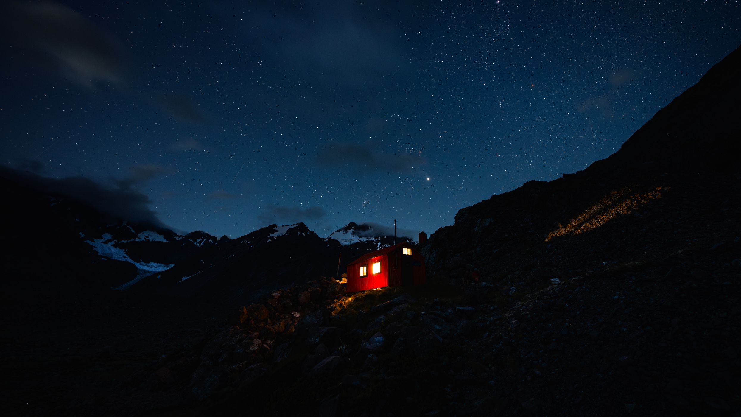 Godley Hut, New Zealand