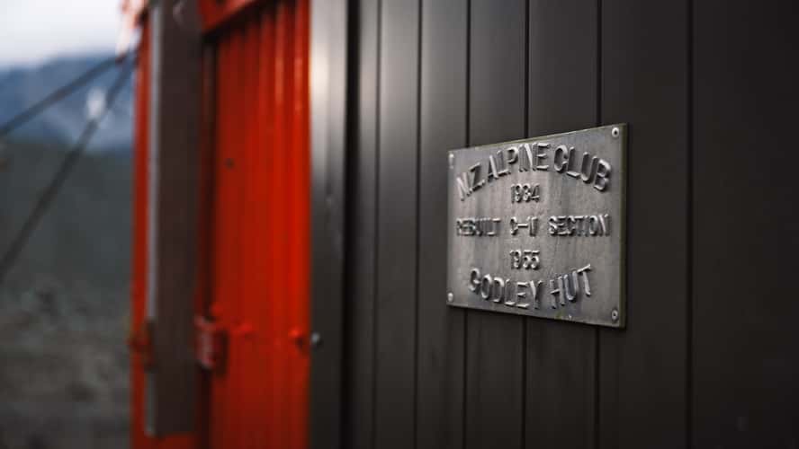 Godley Hut Sign