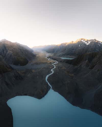 Godley Valley Glacial River