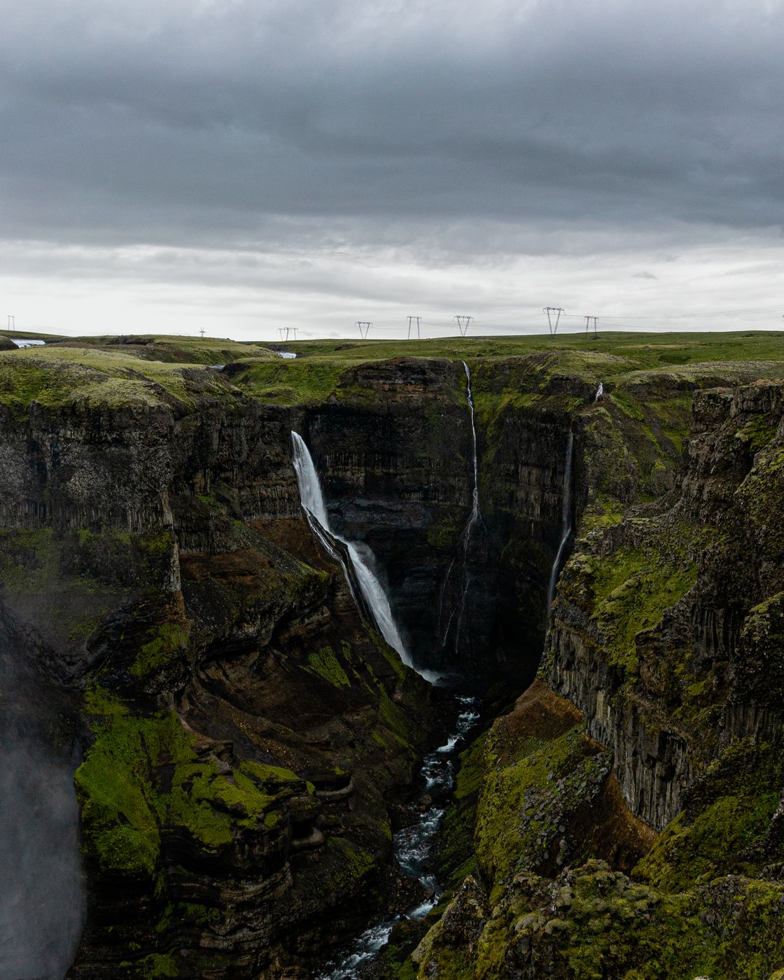 Haifoss waterfall, Iceland