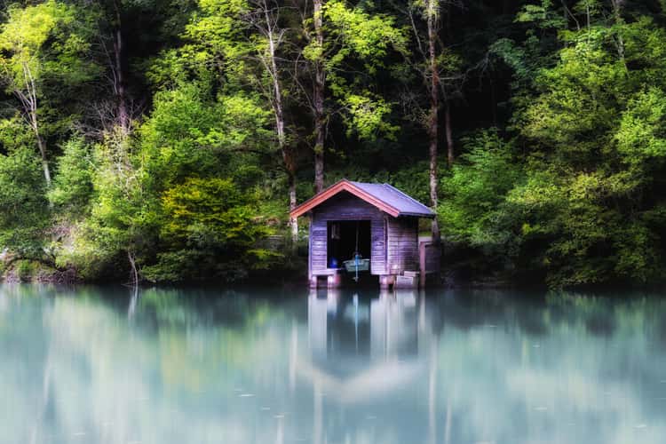 Hut at Klammsee