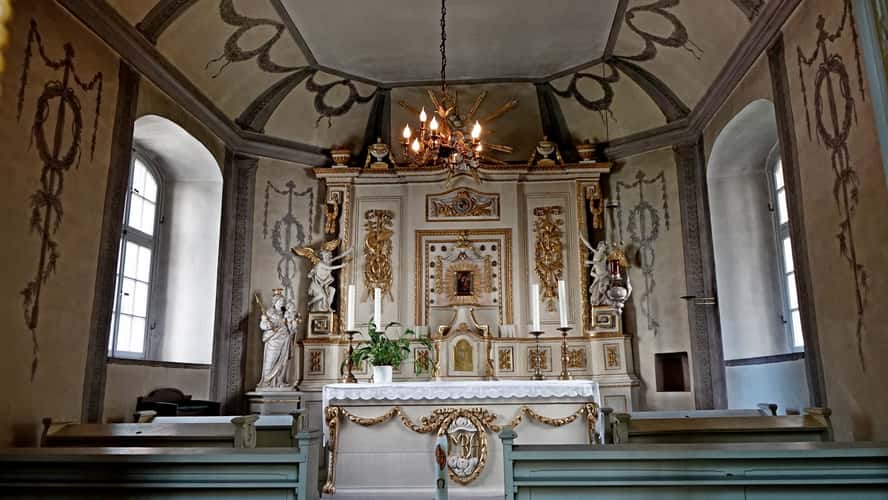 Inside Abbey of Corvey
