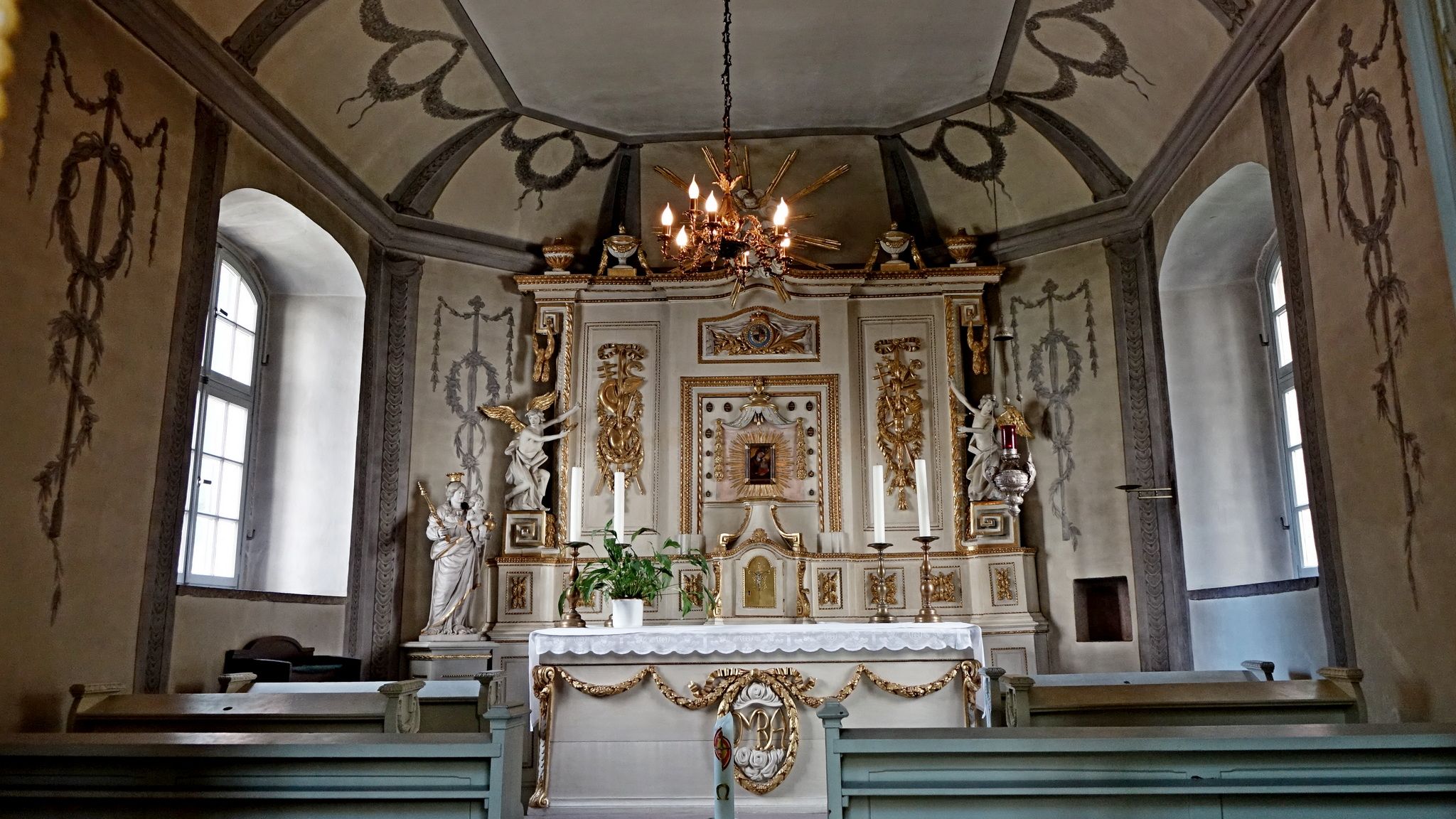 Inside Abbey of Corvey, Germany