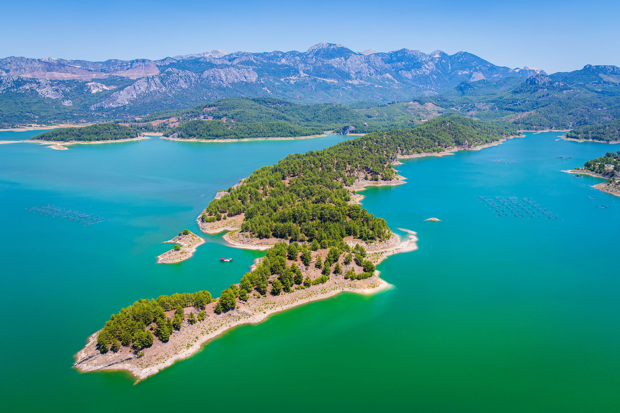 Karacaören Dam (drone), Turkey (Türkiye)